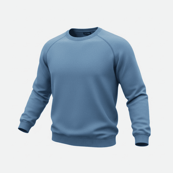 JACK & JONES Felpa Girocollo Casual Tinta Unita Blu Uomo L