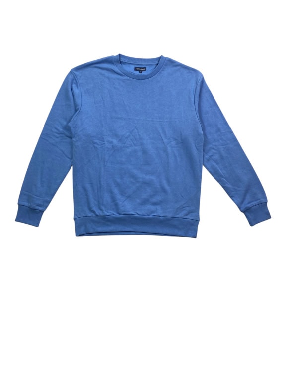 JACK & JONES Felpa Girocollo Casual Tinta Unita Blu Uomo L