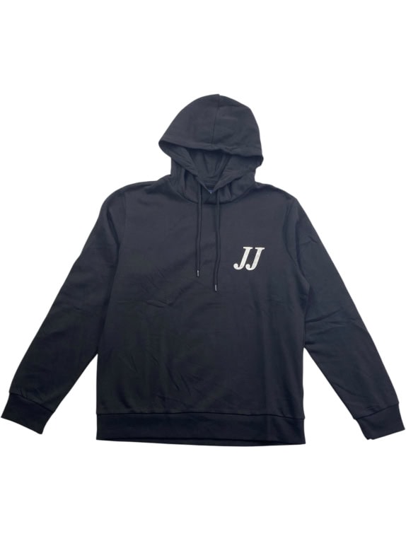 Jack & Jones Φούτερ Hoodie Μαύρο με Logo Ανδρικό L