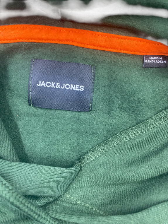 JACK & JONES ΦΟΥΤΕΡ HOODIE ΜΕ ΚΥΚΛΙΚΟ ΛΟΓΟΤΥΠΟ ΚΥΠΑΡΙΣΣΙ ΑΝΔΡΙΚΟ LARGE