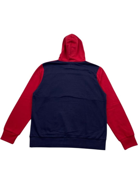 JACK & JONES COLORBLOCK HOODIE RED/WHITE/NAVY MEN'S XL