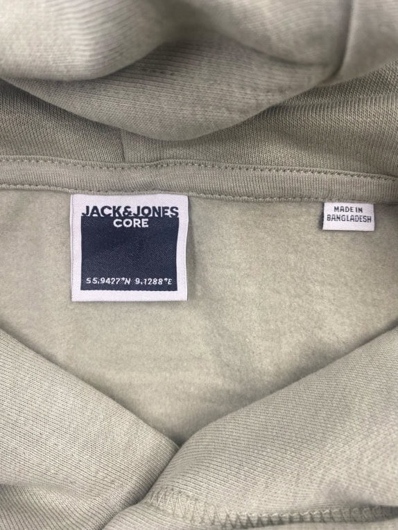 JACK & JONES ΦΟΥΤΕΡ ΜΕ ΚΟΥΚΟΥΛΑ (HOODIE) CORE BACK PRINT KHAKI ΑΝΔΡΙΚΟ L