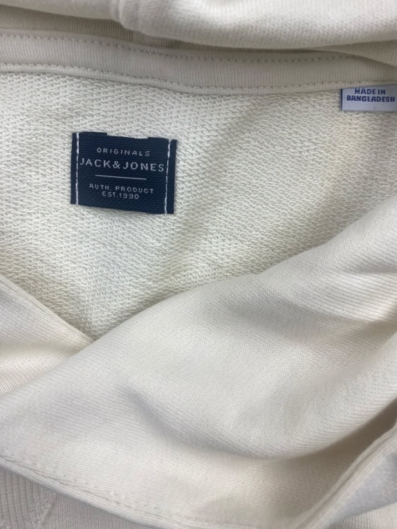 JACK & JONES ΦΟΥΤΕΡ ΜΕ ΚΟΥΚΟΥΛΑ ORIGINALS STUDIO ΕΚΡΟΥ ΑΝΔΡΙΚΟ LARGE