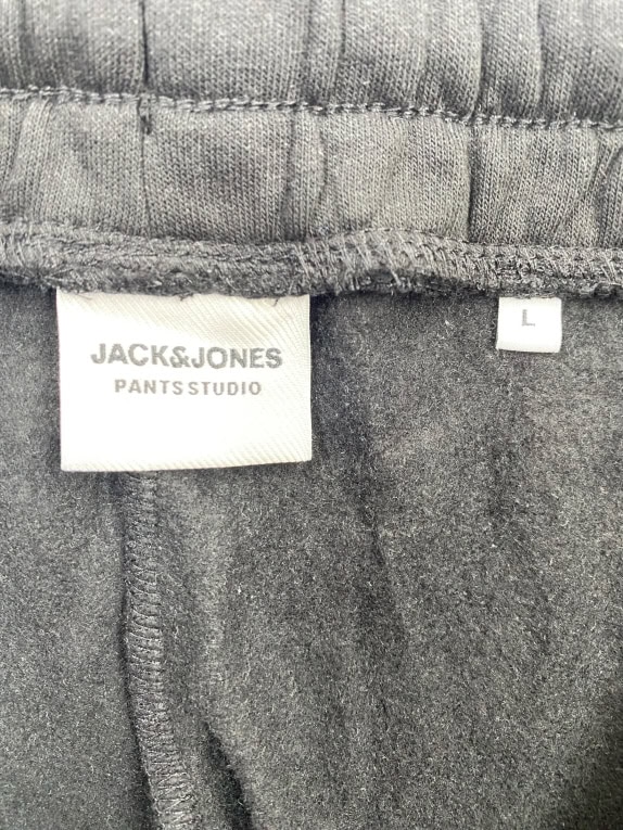 Jack & Jones Μαύρο Παντελόνι Φόρμας Ανδρικό L