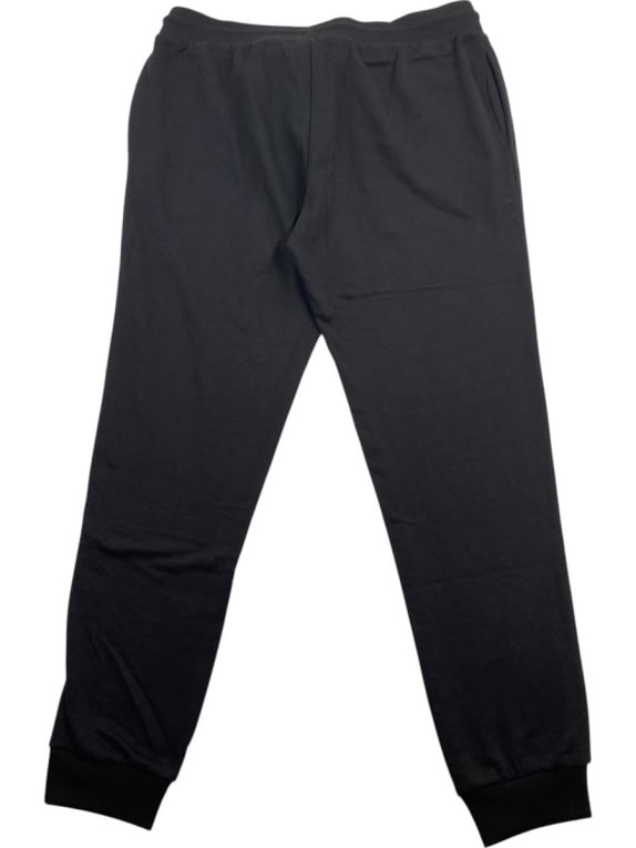 JACK & JONES Παντελόνι Φόρμας Jogger Με Κυκλικό Λογότυπο Μαύρο Ανδρικό XL