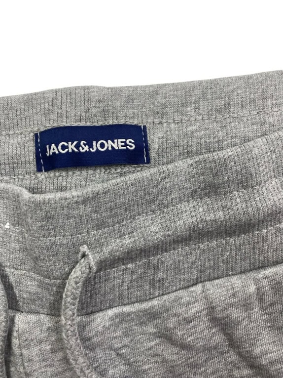 JACK & JONES ΠΑΝΤΕΛΟΝΙ ΦΟΡΜΑΣ SCRIPT LOGO ΓΚΡΙ ΑΝΔΡΙΚΟ L-XL
