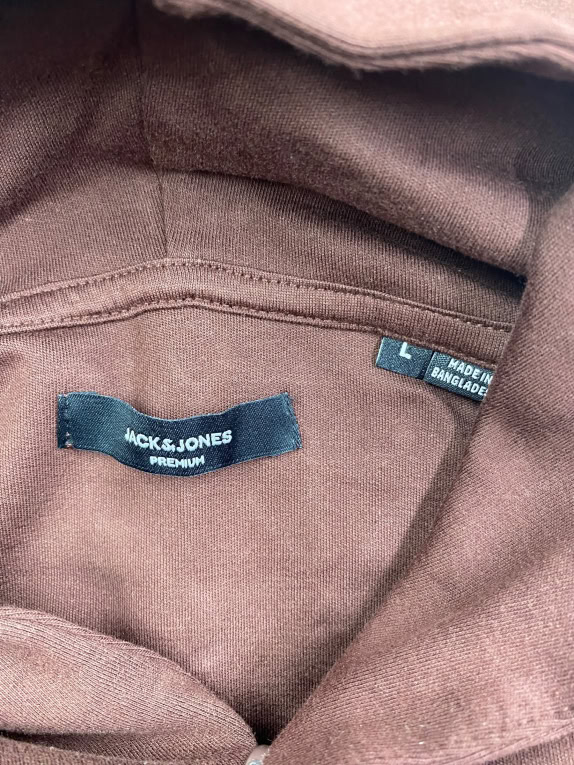 Jack & Jones Premium Brown Hoodie Men’s L