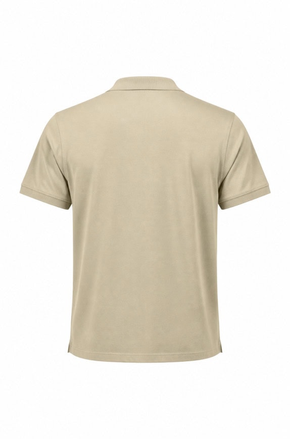 JACK WOLFSKIN POLO SHIRT MINIMAL BEIGE MEN PRE OWNED XL