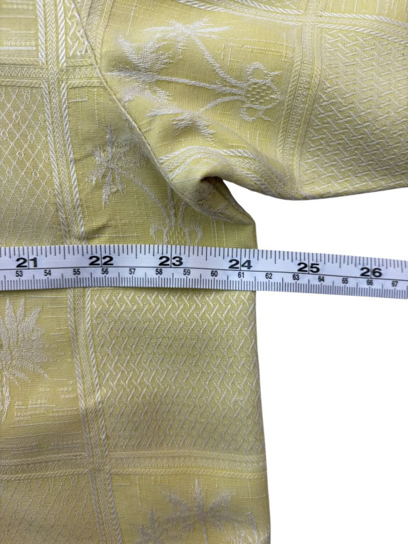 JAMAICA JAXX VINTAGE SHIRT SATIN OLIVE MEN PRE OWNED L