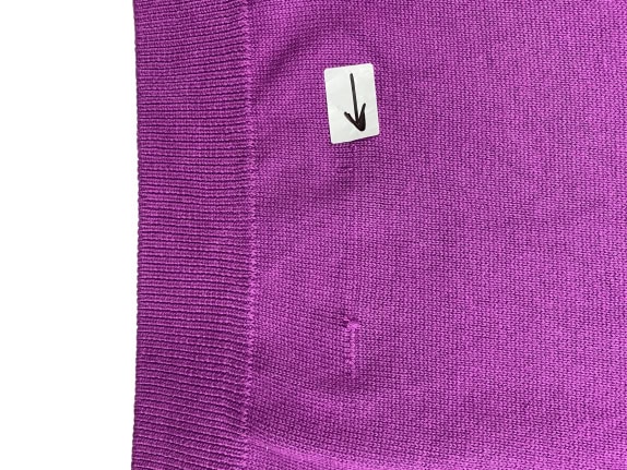 James Pringle Collection Πλεκτή Μπλούζα Classic Logo Μωβ Ανδρική XXL