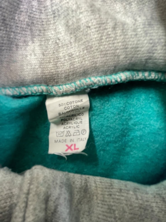 Jardin d’Hiver Vintage Tracksuit Set With Embroidered Logo Multicolor Green-Grey Unisex XL