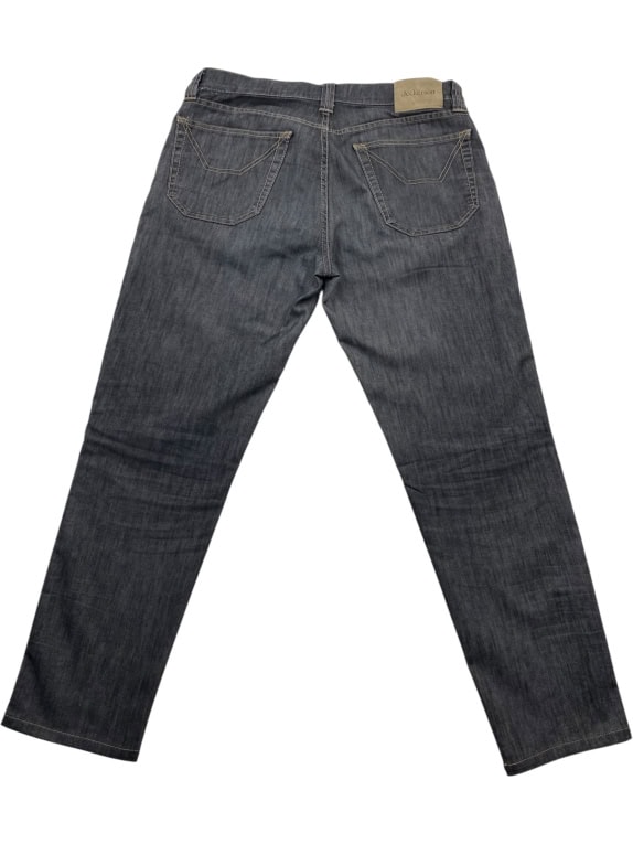 JECKERSON Jeans slim fit casual con logo blu scuro da uomo L