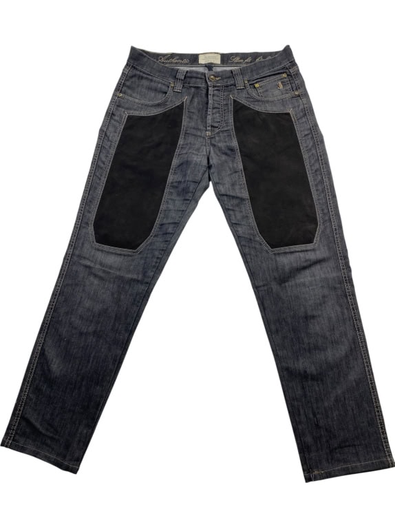 JECKERSON Jeans Slim Fit Casual Με Λογότυπο Σκούρο Μπλε Ανδρικό L
