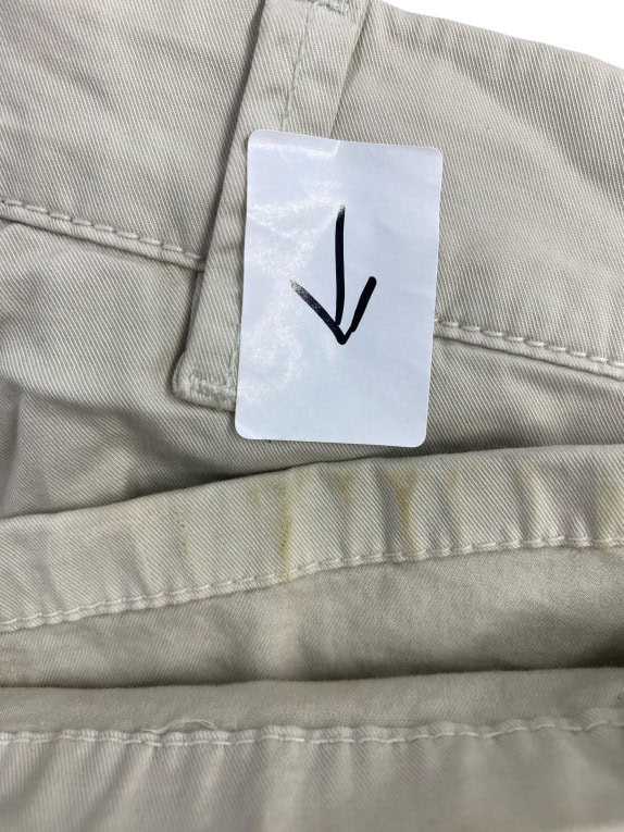 Jeckerson Παντελόνι Chino Slim Fit Casual Logo Μπεζ Ανδρικό 30