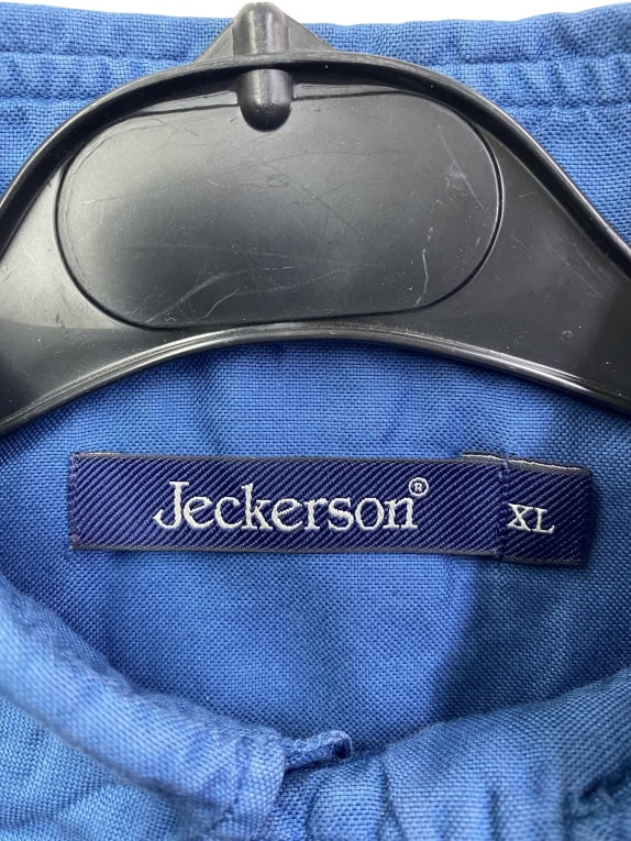 JECKERSON CAMICIA OXFORD BUTTON-DOWN BLU DA UOMO XL