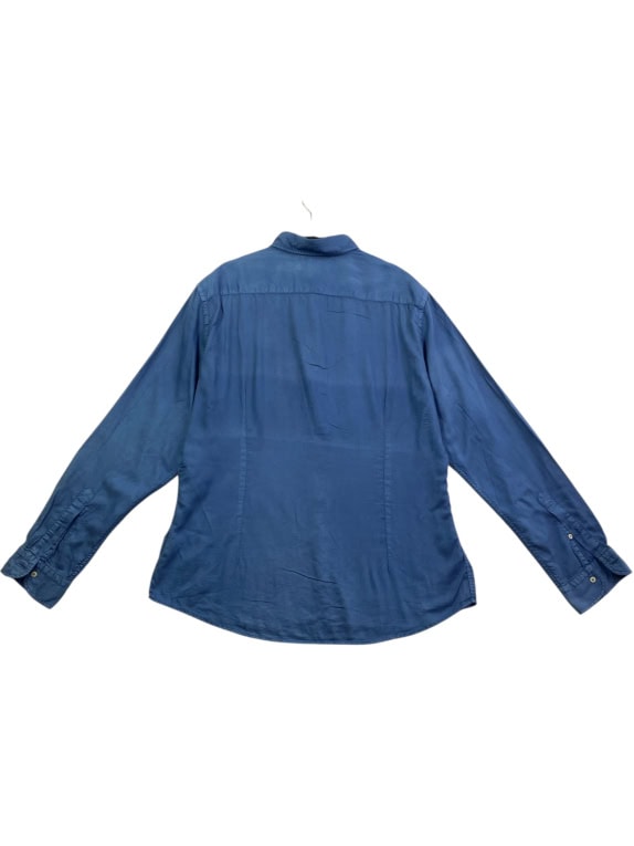JECKERSON CAMICIA OXFORD BUTTON-DOWN BLU DA UOMO XL