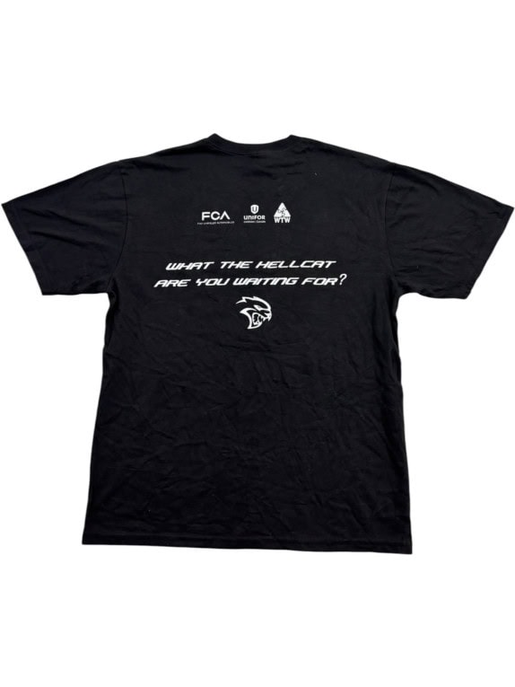 JERICO CLASSICS T SHIRT GRAPHIC RACING ΜΑΥΡΟ UNISEX PRE OWNED M