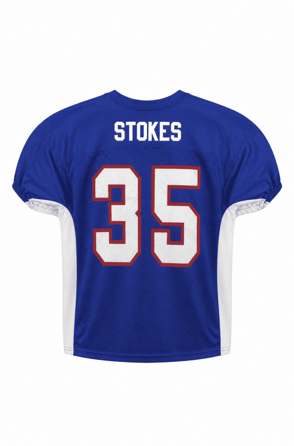 JERZEES FOOTBALL JERSEY GRAPHIC ΜΠΛΕ ΑΝΤΡΙΚΟ PRE OWNED S