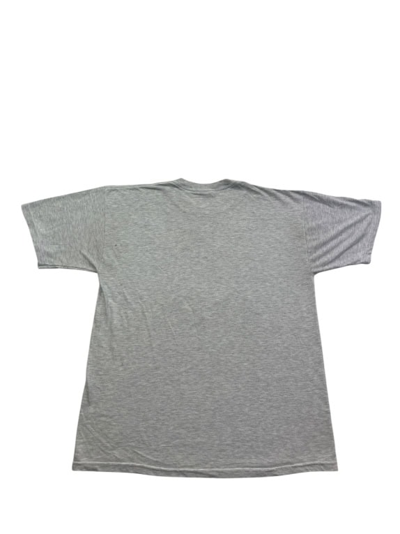 JERZEES GRAPHIC TEE ATHLETIC ΓΚΡΙ UNISEX PRE OWNED L