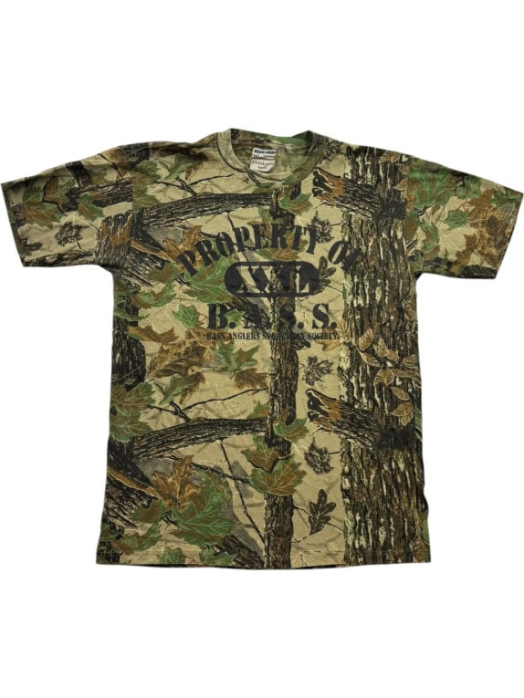 JERZEES T SHIRT CAMO VERDE UOMO PRE OWNED M