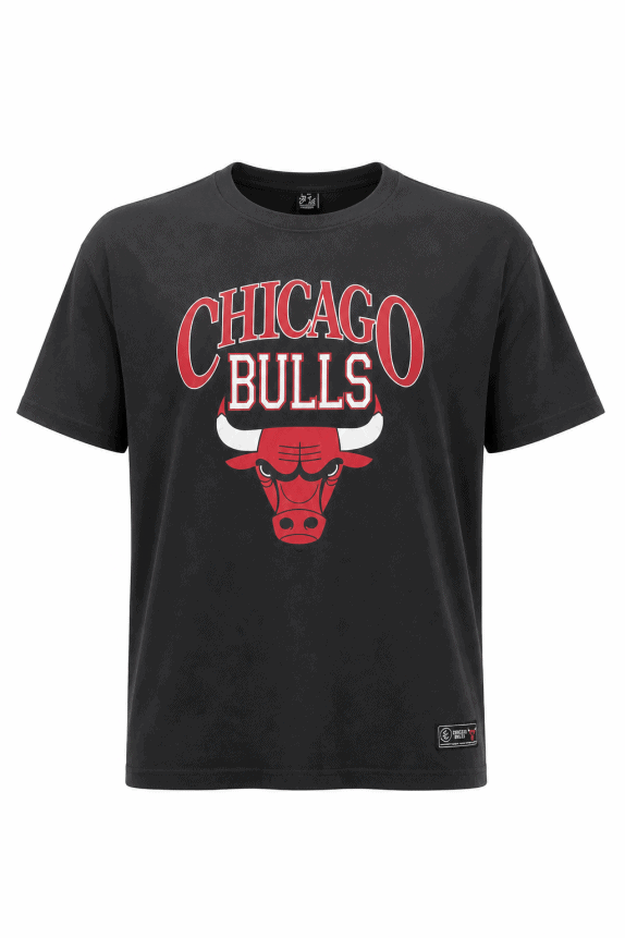 NBA T SHIRT STREETWEAR NERO UOMO PRE OWNED S