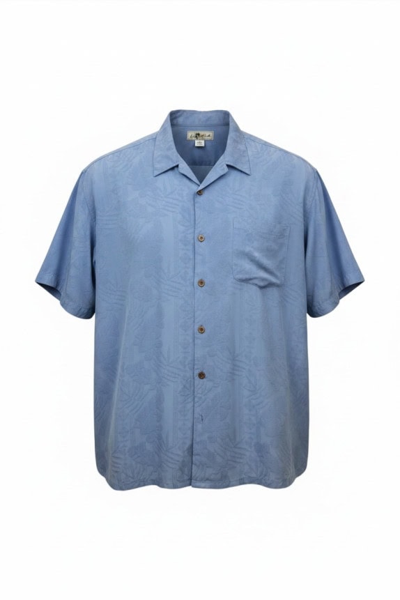 JOE MARLIN ΠΟΥΚΑΜΙΣΟ HAWAIIAN ΜΠΛΕ ΑΝΔΡΙΚΟ PRE OWNED XXL