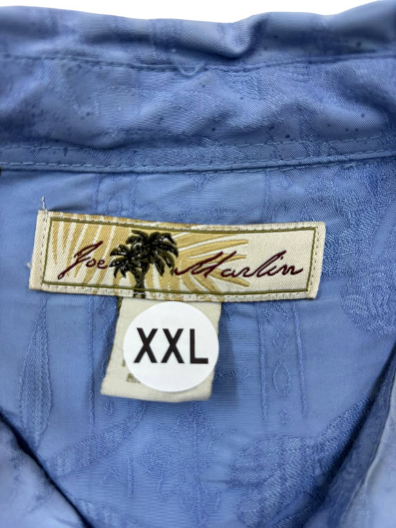 JOE MARLIN ΠΟΥΚΑΜΙΣΟ HAWAIIAN ΜΠΛΕ ΑΝΔΡΙΚΟ PRE OWNED XXL