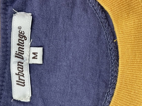 URBAN VINTAGE MAGLIA GRAFICA NAVY UOMO PRE OWNED M