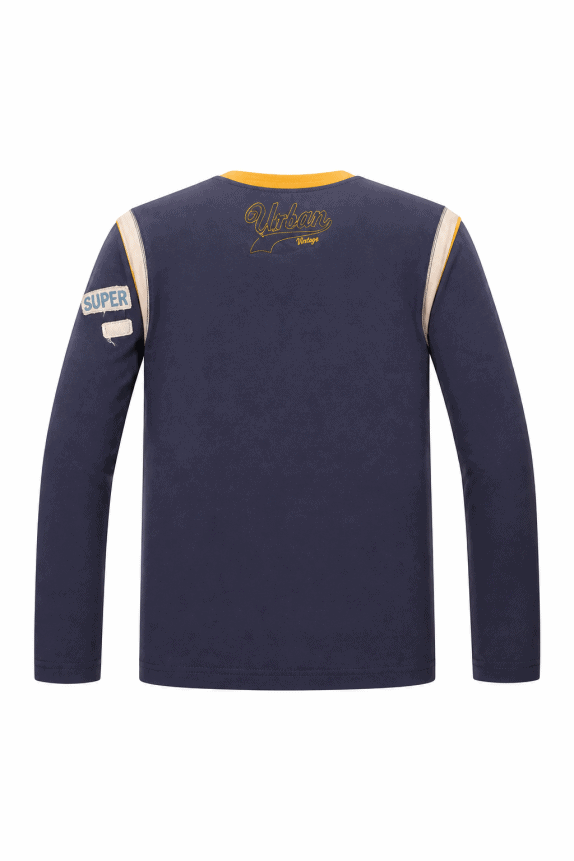 URBAN VINTAGE MAGLIA GRAFICA NAVY UOMO PRE OWNED M