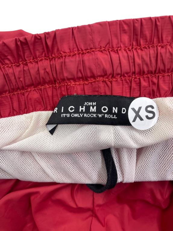 JOHN RICHMOND ΜΑΓΙΟ ΣΟΡΤΣ ROCK LOGO ΚΟΚΚΙΝΟ ΓΥΝΑΙΚΕΙΟ XS