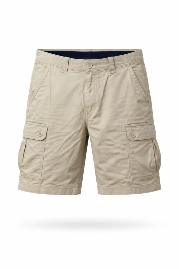 JOHNNYS BAY CARGO SHORTS UTILITY BEIGE UOMO PRE OWNED XL