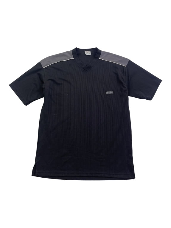 JOOP! JEANS T-SHIRT VINTAGE RIBBED BLACK/GREY MEN'S M
