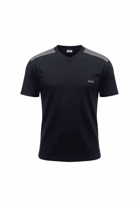 JOOP! JEANS T-SHIRT VINTAGE A COSTE NERO/GRIGIO UOMO M
