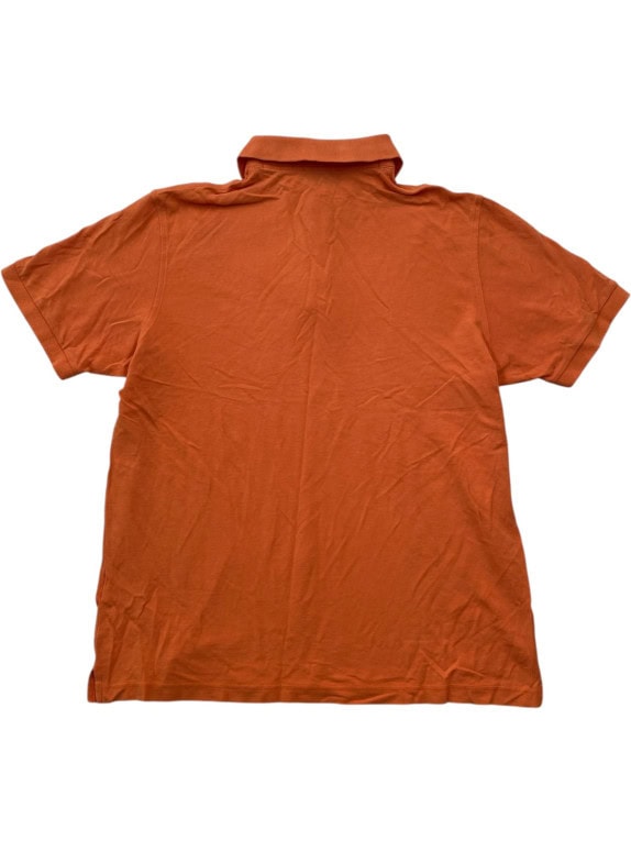 JOOP POLO SHIRT MINIMAL RUST ORANGE MENS PRE OWNED M