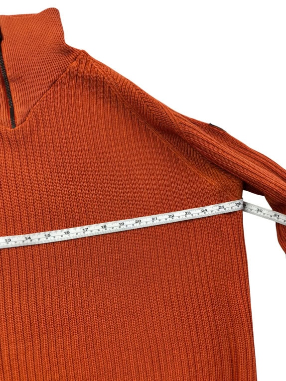 JOOP MAGLIONE MEZZA ZIP CLASSIC RUGGINE UOMO PRE OWNED L