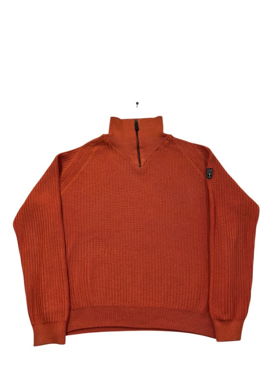 JOOP MAGLIONE MEZZA ZIP CLASSIC RUGGINE UOMO PRE OWNED L