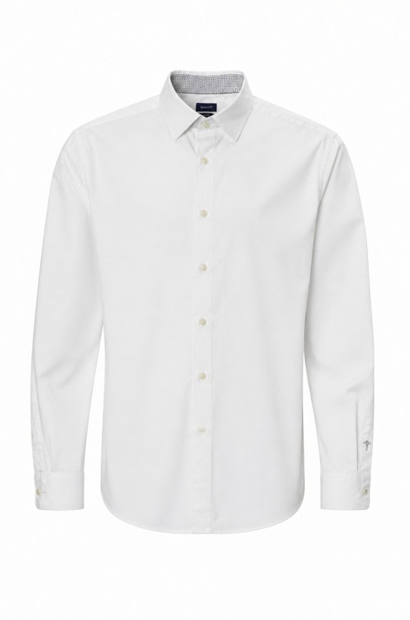 GANT SHIRT MINIMAL WHITE MEN PRE OWNED M