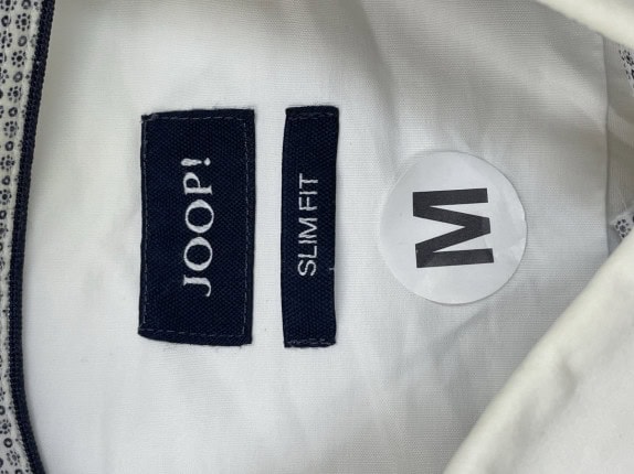 JOOP ΠΟΥΚΑΜΙΣΟ MINIMAL ΛΕΥΚΟ ΑΝΤΡΙΚΟ PRE OWNED M