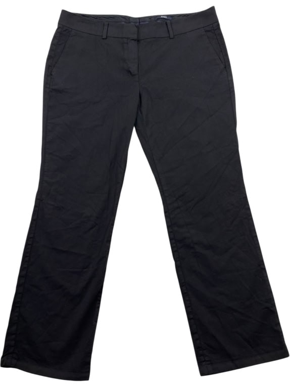 JOOP! Pantaloni in tessuto smart casual con logo neri da uomo L