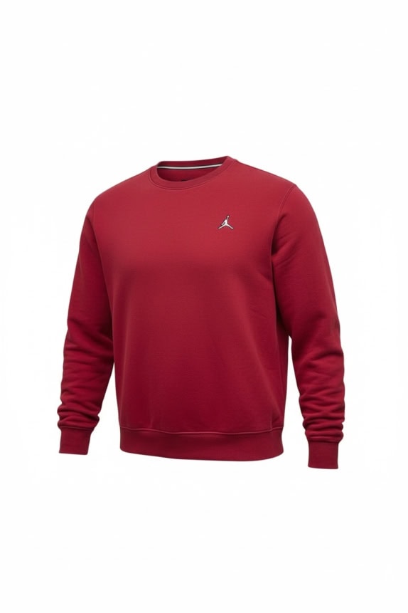 Jordan Ανδρικό Φούτερ Κόκκινο Crewneck Size M