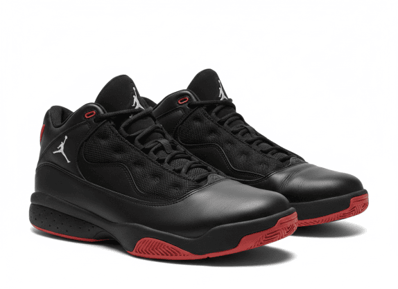 JORDAN ΑΘΛΗΤΙΚΑ ΠΑΠΟΥΤΣΙΑ ΜΑΥΡΟ ΚΟΚΚΙΝΟ ΑΝΤΡΙΚΟ PRE OWNED EU 41