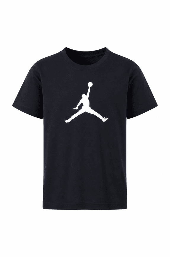 JORDAN GRAPHIC TEE MINIMAL BLACK MEN PRE OWNED