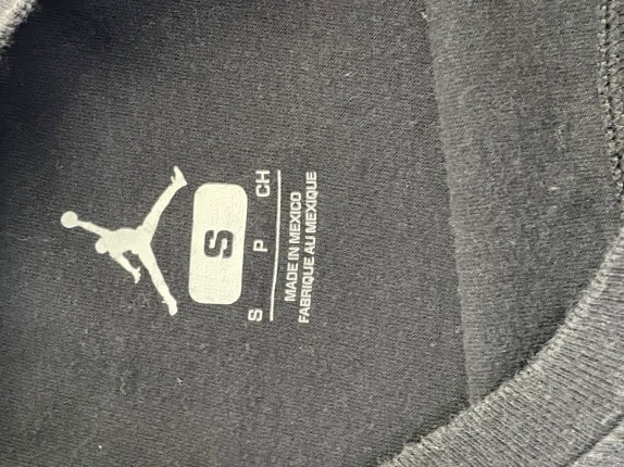 JORDAN GRAPHIC TEE STREETWEAR ΜΑΥΡΟ ΑΝΤΡΙΚΟ PRE OWNED S