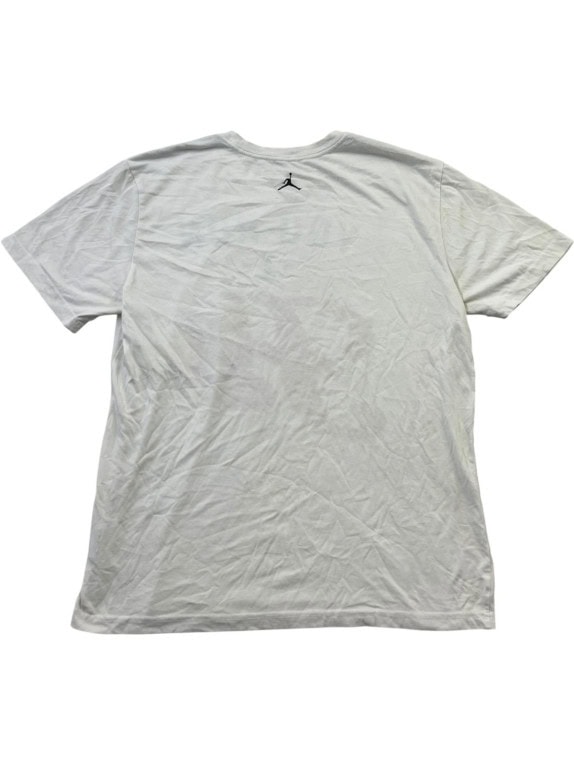 JORDAN T SHIRT GRAPHIC SPORTSWEAR BIANCA UOMO PRE OWNED L