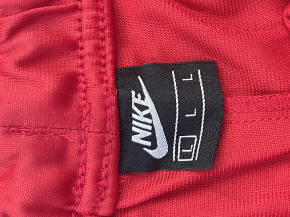 JORDAN PANTALONI SPORTIVI SPORTIVO ROSSO UOMO PRE OWNED L