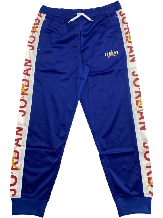 JORDAN TRACK PANTS LOGO STRIPE BLUE MEN'S XL