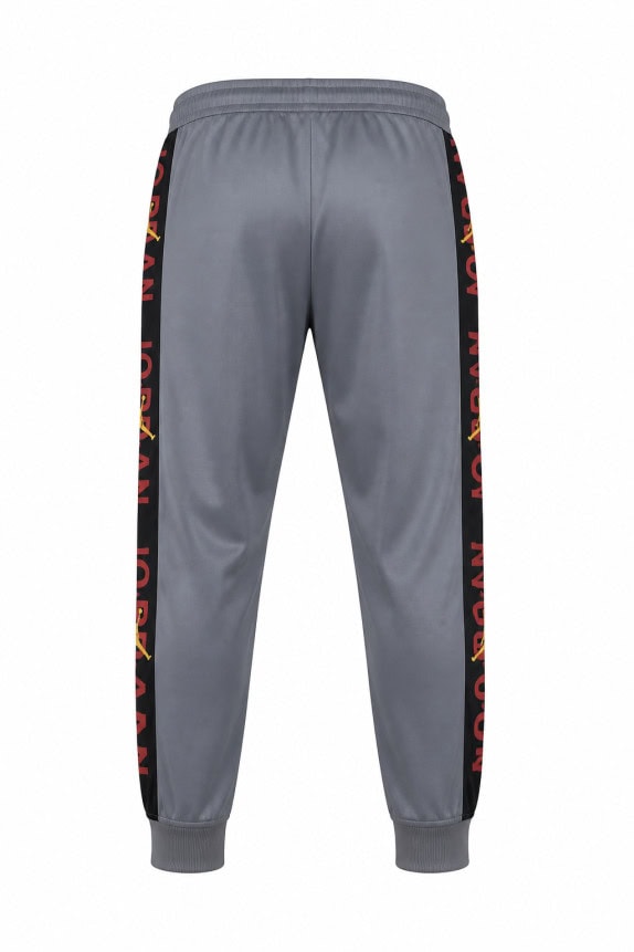 JORDAN TRACK PANTS STREETWEAR GREY MEN PRE OWNED XXL