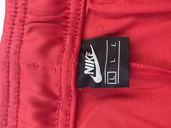 JORDAN TRACK PANTS STREETWEAR RED MENS PRE OWNED L