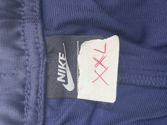 JORDAN PANTALONI TUTA STREETWEAR NAVY UOMO PRE OWNED XXL