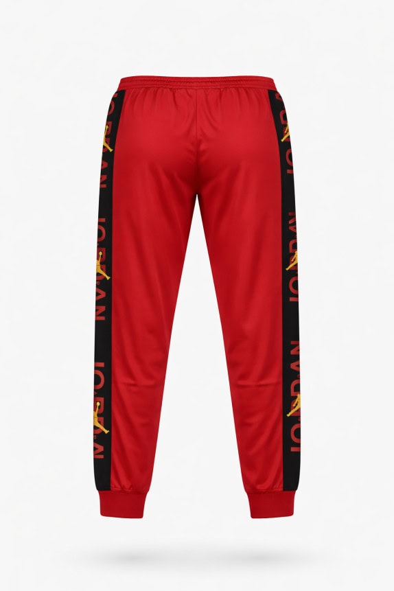 JORDAN JOGGER PANTS SPORTSWEAR RED MEN PRE OWNED XL